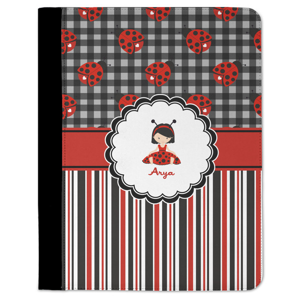 Custom Ladybugs & Stripes Padfolio Clipboard (Personalized)
