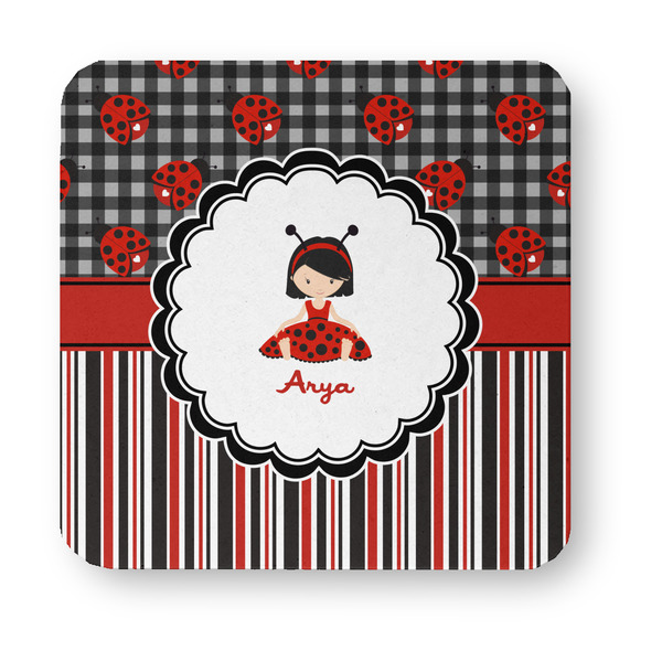 Ladybugs & Stripes Paper Coasters - Approval