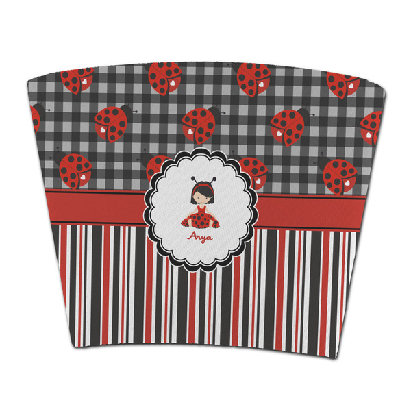 Custom Ladybugs & Stripes Party Cup Sleeve - without bottom (Personalized)