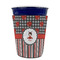 Ladybugs & Stripes Party Cup Sleeves - without bottom - FRONT (on cup)