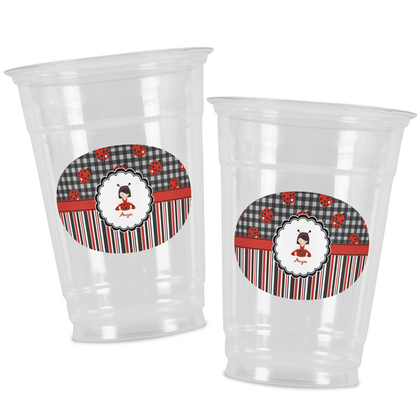 Ladybugs & Stripes Party Cups - 16oz - Alt View