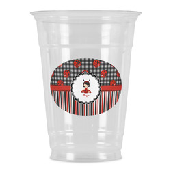 Ladybugs & Stripes Party Cups - 16oz (Personalized)