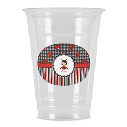 Ladybugs & Stripes Party Cups - 16oz (Personalized)