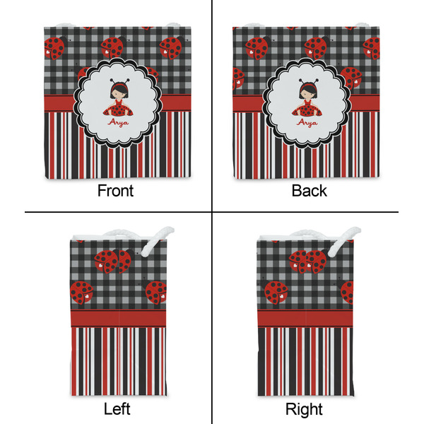 Ladybugs & Stripes Party Favor Gift Bag - Matte - Approval