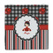 Ladybugs & Stripes Party Favor Gift Bag - Matte - Front