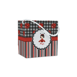 Ladybugs & Stripes Party Favor Gift Bags - Matte (Personalized)
