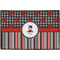 Ladybugs & Stripes Personalized Door Mat - 36x24 (APPROVAL)