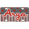 Ladybugs & Stripes Mini/Bicycle License Plate (Personalized)