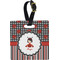Ladybugs & Stripes Personalized Square Luggage Tag
