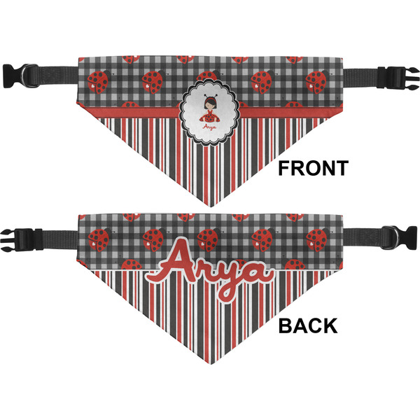 Ladybugs & Stripes Pet Bandana Approval