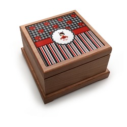 Ladybugs & Stripes Pet Urn (Personalized)