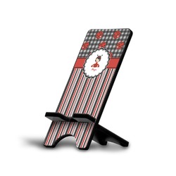 Ladybugs & Stripes Cell Phone Stand (Personalized)