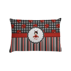 Ladybugs & Stripes Pillow Case - Standard (Personalized)