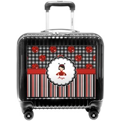 Ladybugs & Stripes Pilot / Flight Suitcase (Personalized)