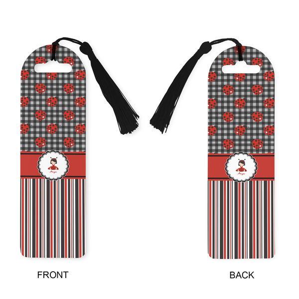 Ladybugs & Stripes Plastic Bookmarks - Approval