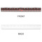 Ladybugs & Stripes Plastic Ruler - 12" - APPROVAL