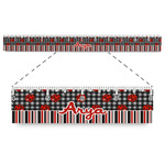 Ladybugs & Stripes Plastic Ruler - 12" (Personalized)