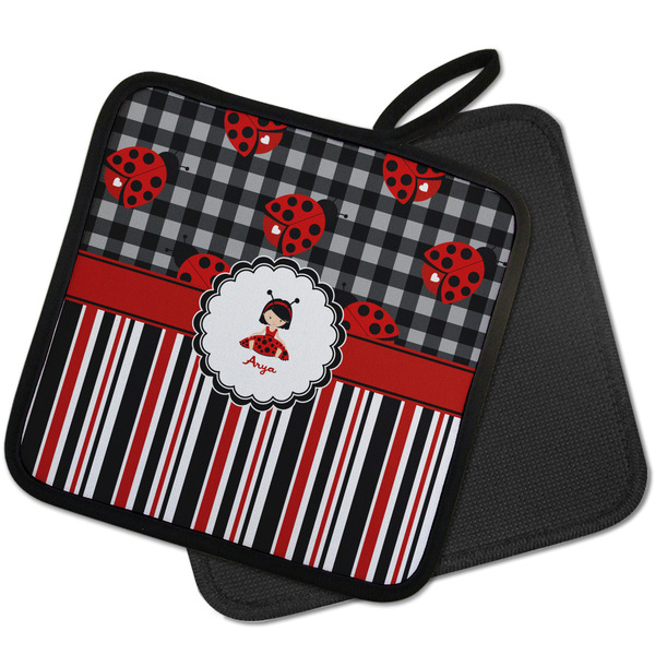 Ladybugs & Stripes Pot Holders - PARENT MAIN