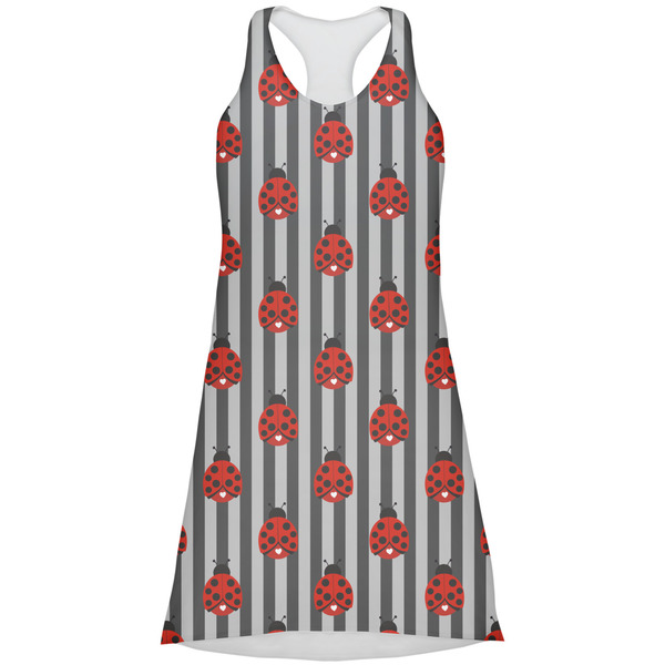 Custom Ladybugs & Stripes Racerback Dress