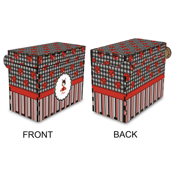 Ladybugs & Stripes Recipe Box - Full Color - Approval