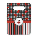 Ladybugs & Stripes Rectangular Trivet with Handle (Personalized)