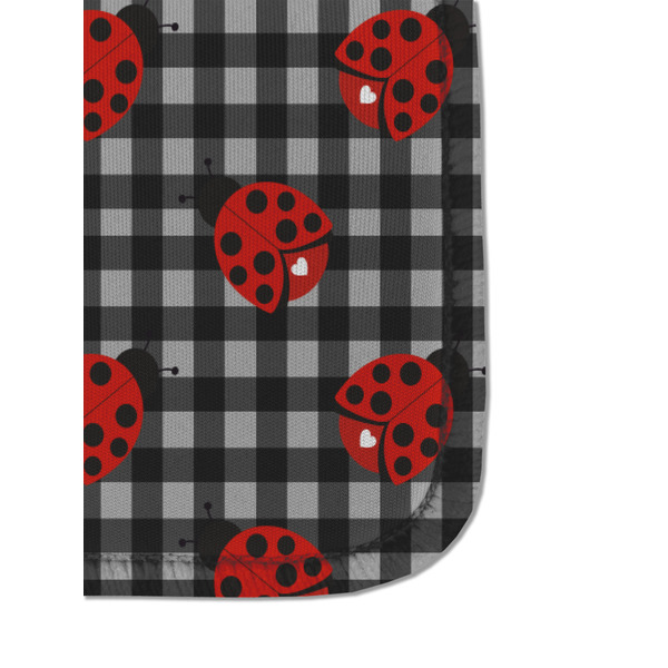Ladybugs & Stripes Sanitizer Holder Keychain - Detail