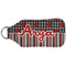 Ladybugs & Stripes Sanitizer Holder Keychain - Large (Back)