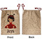 Ladybugs & Stripes Santa Bag - Approval - Front