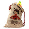 Ladybugs & Stripes Santa Sack (Personalized)