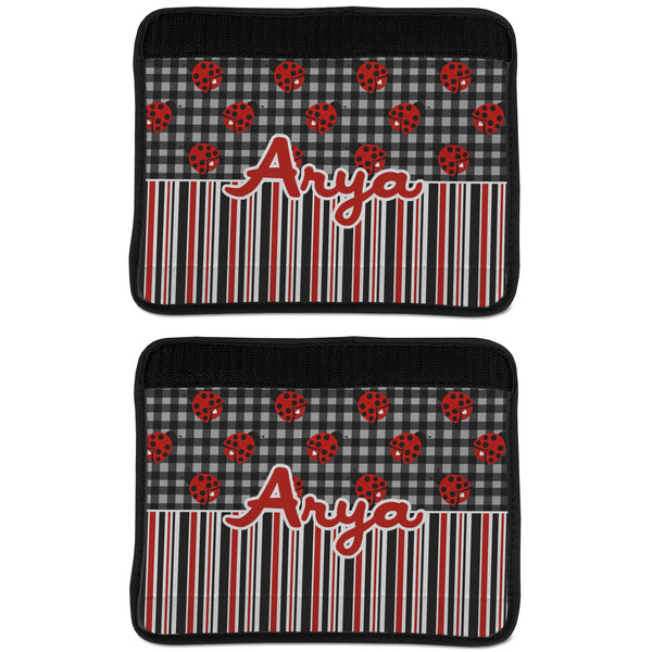 Ladybugs & Stripes Seat Belt Cover (APPROVAL Update)