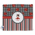 Ladybugs & Stripes Security Blanket (Personalized)