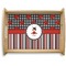 Ladybugs & Stripes Natural Wooden Tray - Large (Personalized)