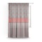 Ladybugs & Stripes Sheer Curtain With Window and Rod