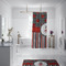 Ladybugs & Stripes Shower Curtain - 70"x83"