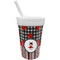 Ladybugs & Stripes Sippy Cup with Straw (Personalized)