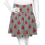 Ladybugs & Stripes Skater Skirt - Small