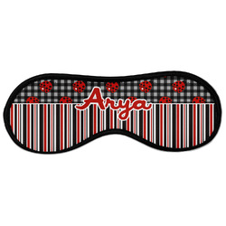 Ladybugs & Stripes Sleeping Eye Masks - Large (Personalized)