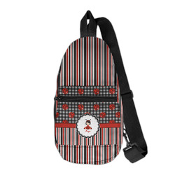 Ladybugs & Stripes Sling Bag (Personalized)