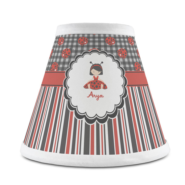 Custom Ladybugs & Stripes Chandelier Lamp Shade (Personalized)