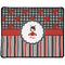 Ladybugs & Stripes Large Gaming Mouse Pad - 12.5" x 10" (Personalized)