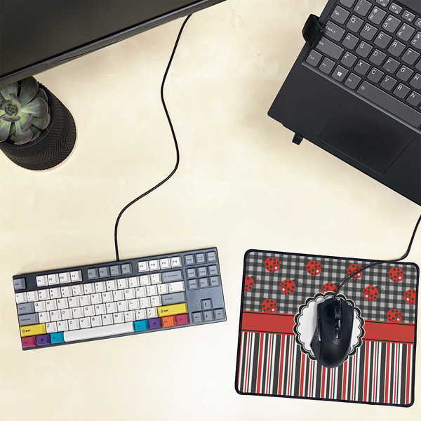 Ladybugs & Stripes Small Gaming Mats - LIFESTYLE
