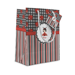 Ladybugs & Stripes Small Gift Bag (Personalized)