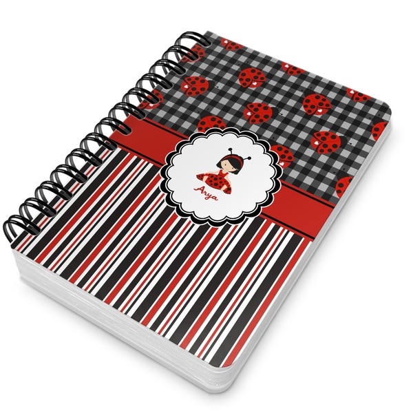 Ladybugs & Stripes Spiral Journal 5 x 7 - Main