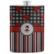Ladybugs & Stripes Stainless Steel Flask (Personalized)