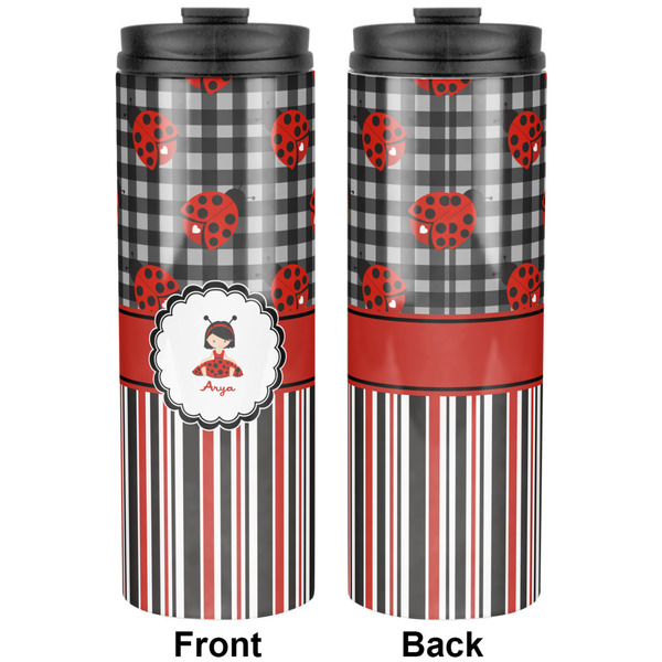 Ladybugs & Stripes Stainless Steel Tumbler - Apvl