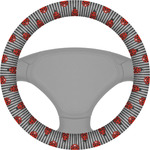 Ladybugs & Stripes Steering Wheel Cover