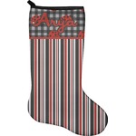 Ladybugs & Stripes Holiday Stocking - Neoprene (Personalized)