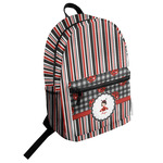 Ladybugs & Stripes Student Backpack (Personalized)