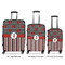 Ladybugs & Stripes Suitcase Set 1 - APPROVAL