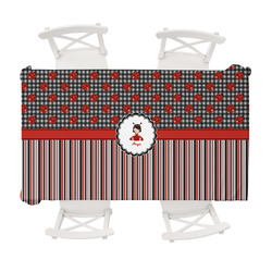 Ladybugs & Stripes Tablecloth - 58"x102" (Personalized)